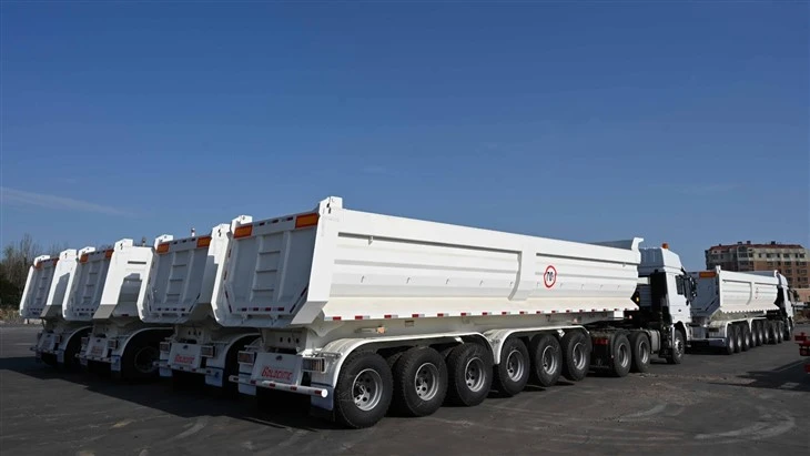 45CBM U-Shape Dump Tipping Trailer suppliers